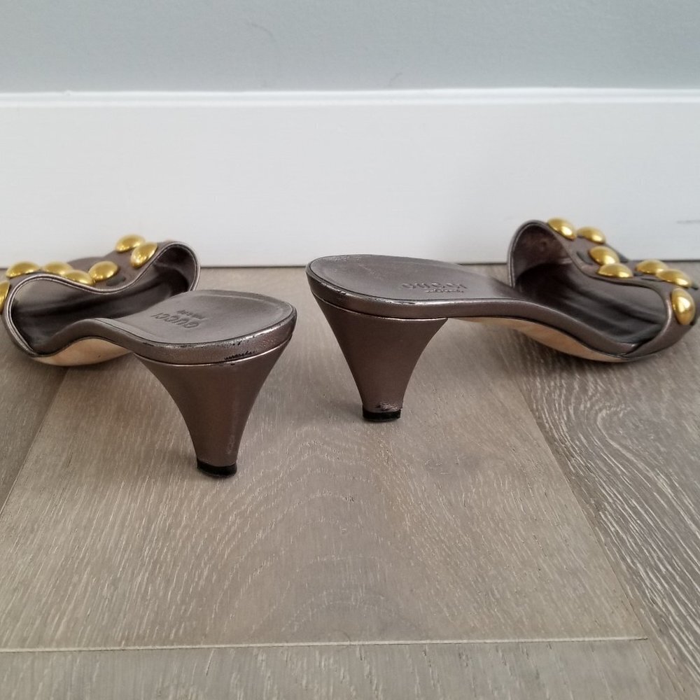 GUCCI Embellished Sandals-Vintage Size 38 - Picture 3 of 12